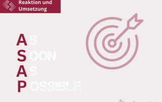 Reaktion und Umsetzung - ASAP