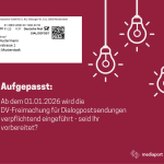 DV-Freimachung ab 01.01.2026