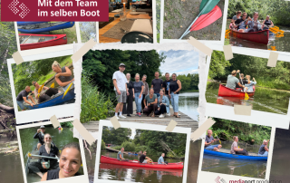 Mit dem Team im selben Boot