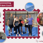 Teammeeting auf dem Court