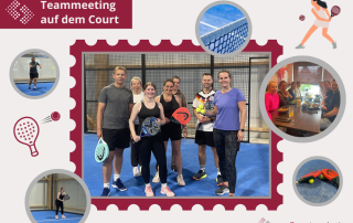 Teammeeting auf dem Court